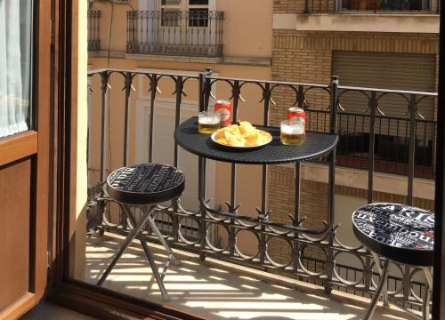 En balkon eller terrasse på Apartamento El Duque