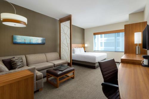 Katil atau katil-katil dalam bilik di Hyatt Place Chicago/Downtown - The Loop