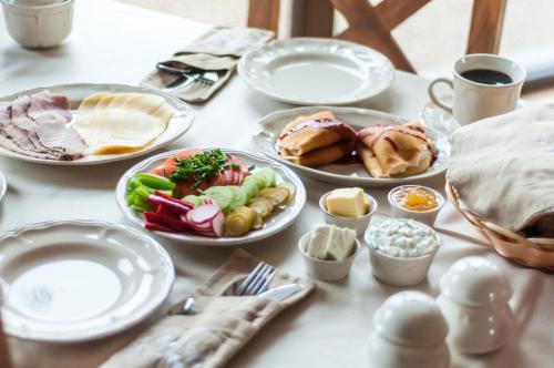 Jídlo v bed and breakfast nebo okolí