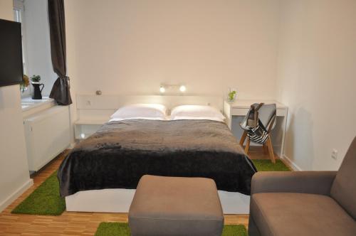 Posteľ alebo postele v izbe v ubytovaní Studio Apartments City&style