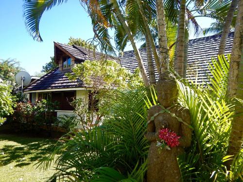 Zahrada ubytování Poerani Moorea
