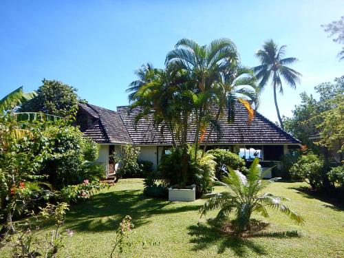 Zahrada ubytování Poerani Moorea