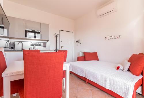 Ένα ή περισσότερα κρεβάτια σε δωμάτιο στο Alessia's Flat - Affori