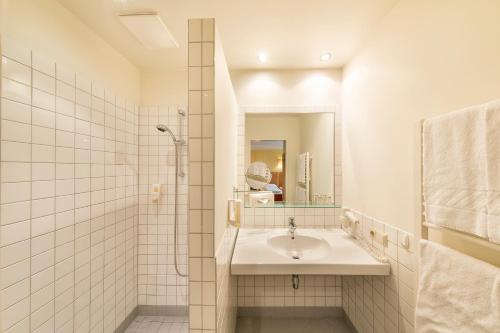 Bilik mandi di Landhotel Rosentaler Hof