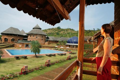 SwaSwara Wellness - A CGH Earth Experience, Gokarnaの敷地内または近くにあるプール
