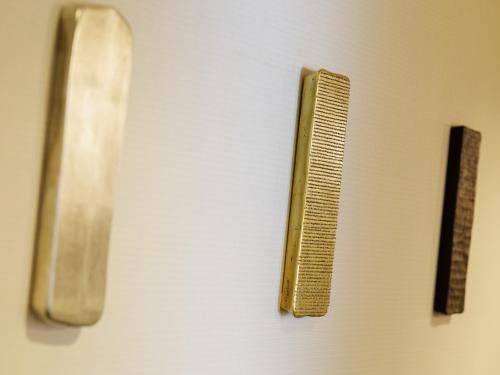 a close up of a comb next to a knife at Okayama Koraku Hotel in Okayama