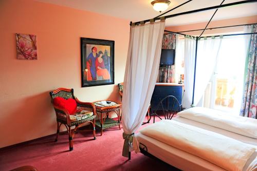 Кровать или кровати в номере Hotel Kienberger Hof
