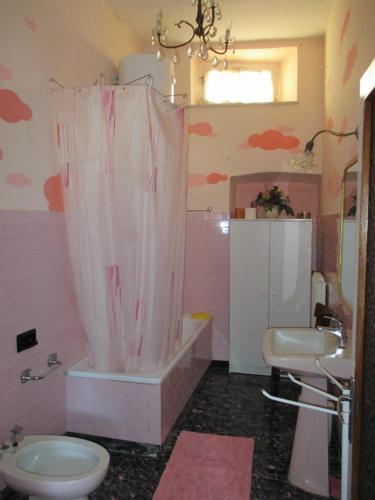 Phòng tắm tại Casa della piazza