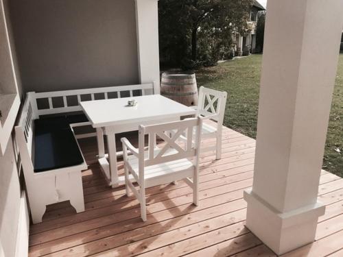 See-Apartment Weidenにあるバルコニーまたはテラス