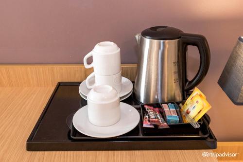 
Comodidades para preparar café e chá em Hotel de L'Union
