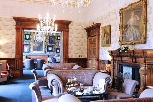 Χώρος καθιστικού στο Ardoe House Hotel & Spa