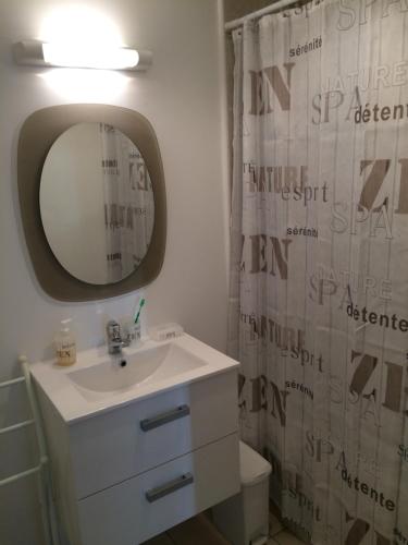 Kúpeľňa v ubytovaní Appartement Granville