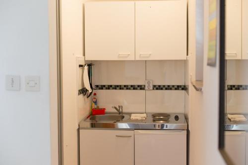 Kuhinja oz. manjša kuhinja v nastanitvi Apartments Vlatko