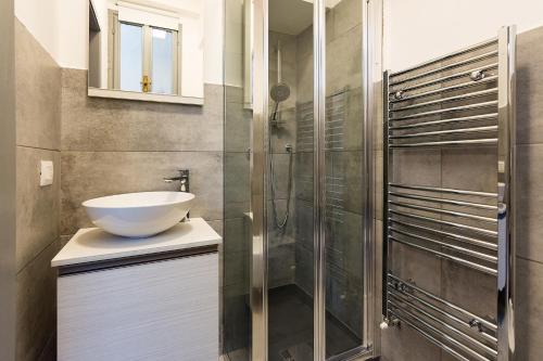 Koupelna v ubytování La Casa nel Borgo