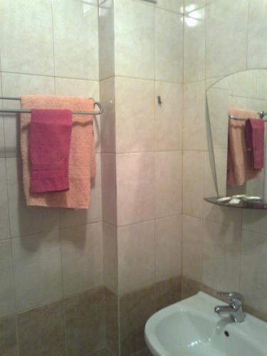 Koupelna v ubytování Hotel Rade 2