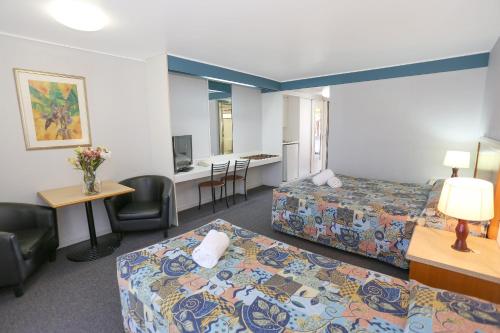 Posezení v ubytování Reef Resort Motel