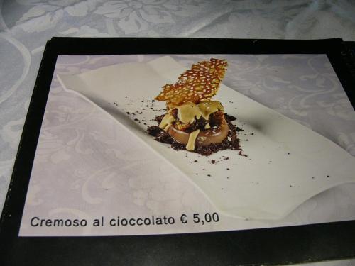 a picture of a dessert on a plate at Hotel Serena in Grado