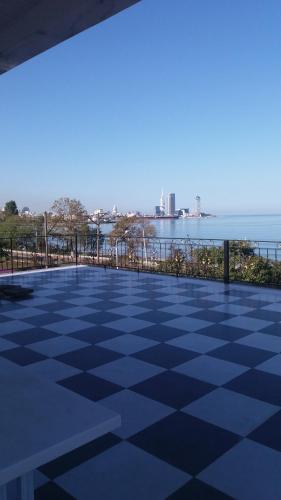Vue générale sur la mer ou vue sur la mer prise depuis le B&B/chambre d'hôtes
