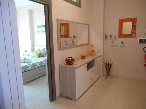 Kuchyň nebo kuchyňský kout v ubytování La Collina di Parthenope Vomero