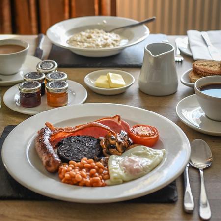 Jídlo v bed and breakfast nebo okolí