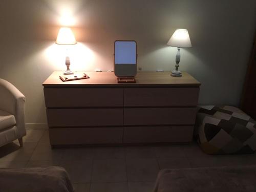 Ruang duduk di Luxury Apartment