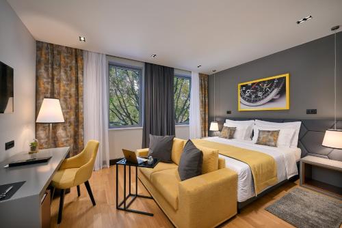 Posteľ alebo postele v izbe v ubytovaní Sia Split Hotel