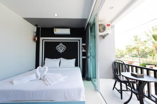 Ένα ή περισσότερα κρεβάτια σε δωμάτιο στο Vacation Time House