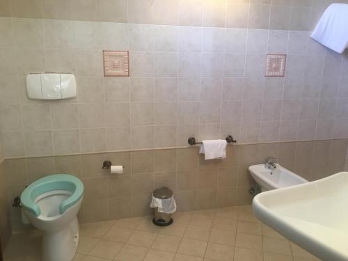 Koupelna v ubytování Villa Loreto
