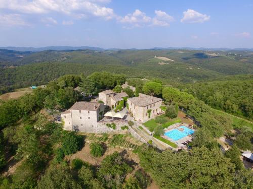 วิว Borgo Livernano - Farmhouse with pool จากมุมสูง