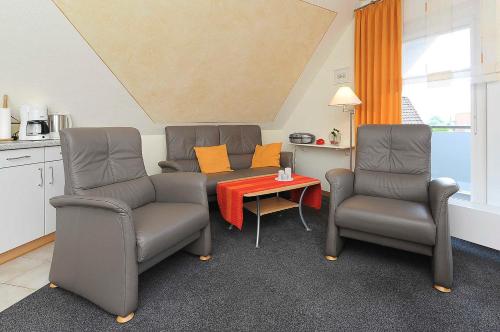 Posezení v ubytování Ferienwohnungen Haus Sternenlicht