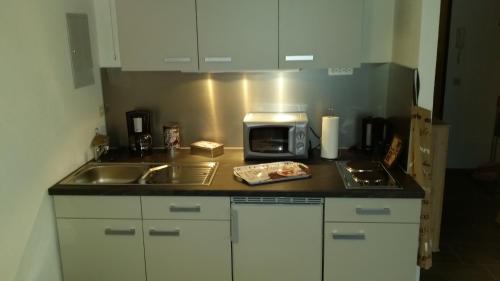 Køkken eller tekøkken på Studio am Waltenberg