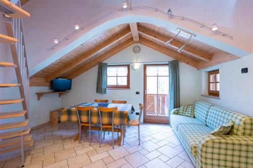Posezení v ubytování Chalet Champagne