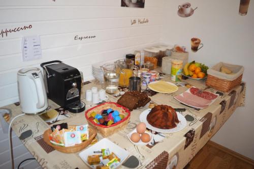 Mad på bed and breakfast-stedet eller i nærheden