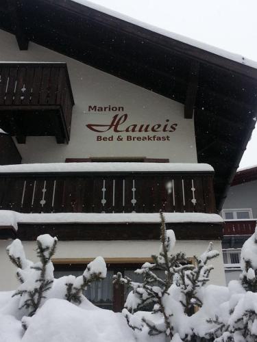 Haus Marion Haueis durante l'inverno