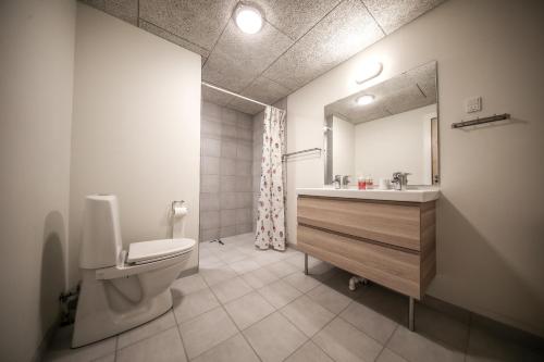 Vonios kambarys apgyvendinimo įstaigoje Bed and Breakfast Lemvig