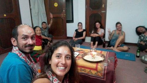 Clients de l'établissement Monkey Temple Homestay