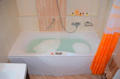 Kúpeľňa v ubytovaní Villa Nostos