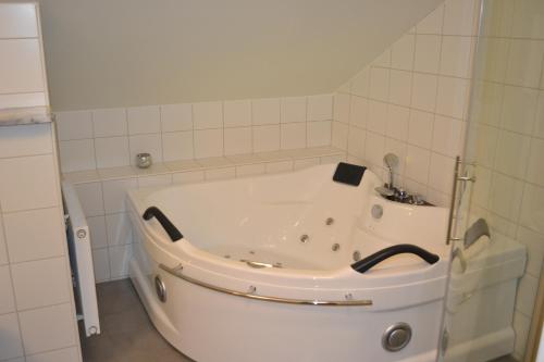 Koupelna v ubytování Hotell Nostalgi
