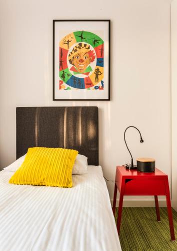 Postel nebo postele na pokoji v ubytování B&B Julinek Park