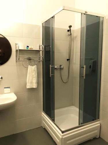 Koupelna v ubytování Hotel Granada