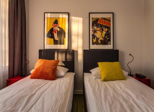 Postel nebo postele na pokoji v ubytování B&B Julinek Park