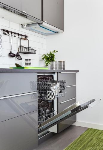 Kuchyň nebo kuchyňský kout v ubytování B&B Julinek Park