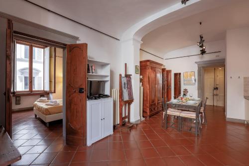 Kuchyň nebo kuchyňský kout v ubytování Firenze Rentals Suite Art