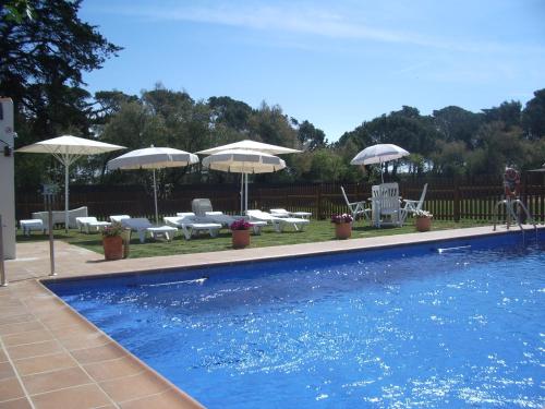 Bazén v ubytování Villa Emilia, Terraces & Pool nebo v jeho okolí