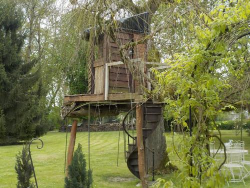 Zahrada ubytování Le Moulin de Pommeuse