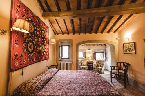 Voodi või voodid majutusasutuse La Veronica Exclusive Chianti Resort toas