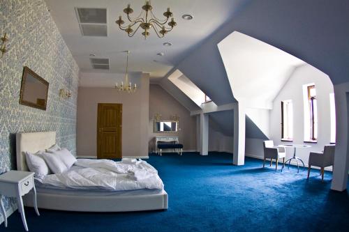 Katil atau katil-katil dalam bilik di Hotel Vinnica