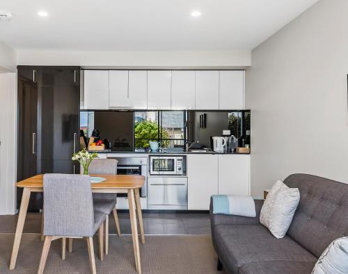 Virtuvė arba virtuvėlė apgyvendinimo įstaigoje 110 Hampden Apartments