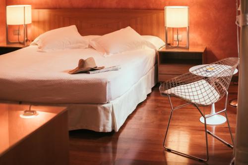 Letto o letti in una camera di Hotel San Roque