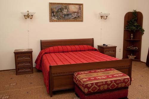 
Кровать или кровати в номере Варваци Бутик Отель
